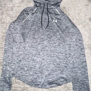 Under Armour Women's Heather Gray Performance Hoodie nwot